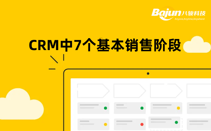 <b>CRM中常見7個銷售階段管理</b>